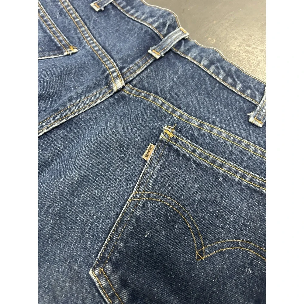 Vintage Levis 517 Bootcut Jeans Blue Mens 36x29 Orange Tab Straight Work USA 90s